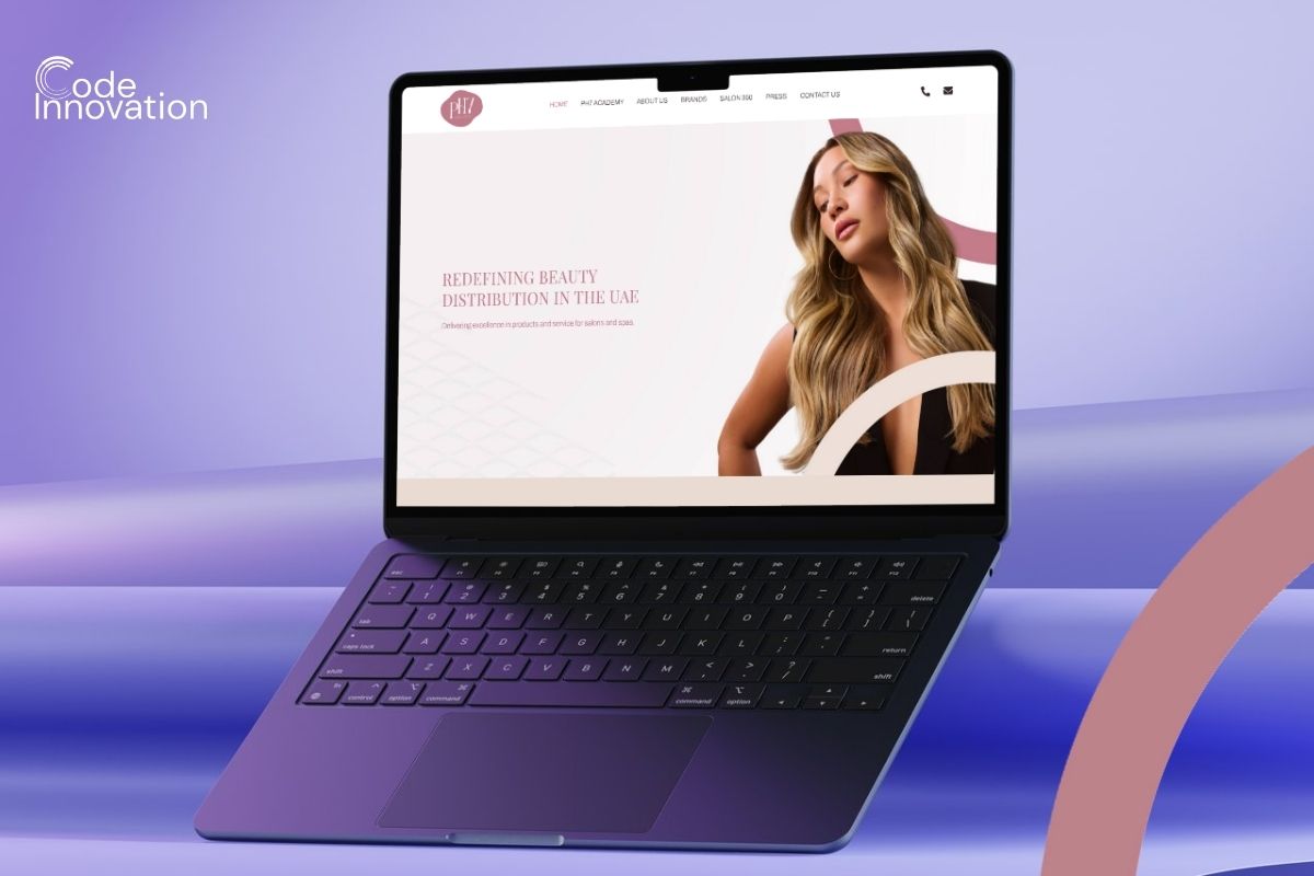 Code Innovation LLC Work - pH7 a minimal, high-performance website redesign for a regional beauty distribution leader.